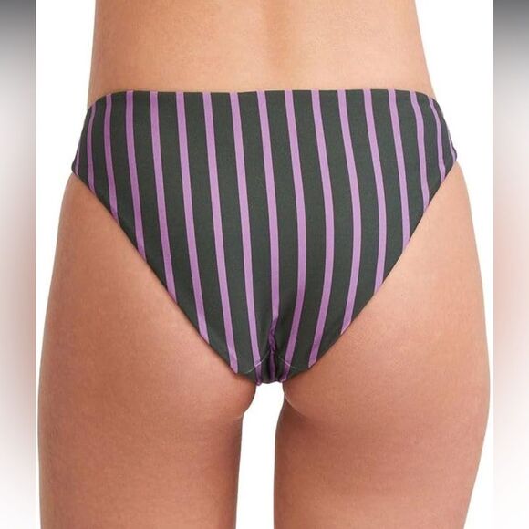 Gottex Women’s Au Naturel Striped Mi-Rise Bikini Bottom - Picture 2 of 8